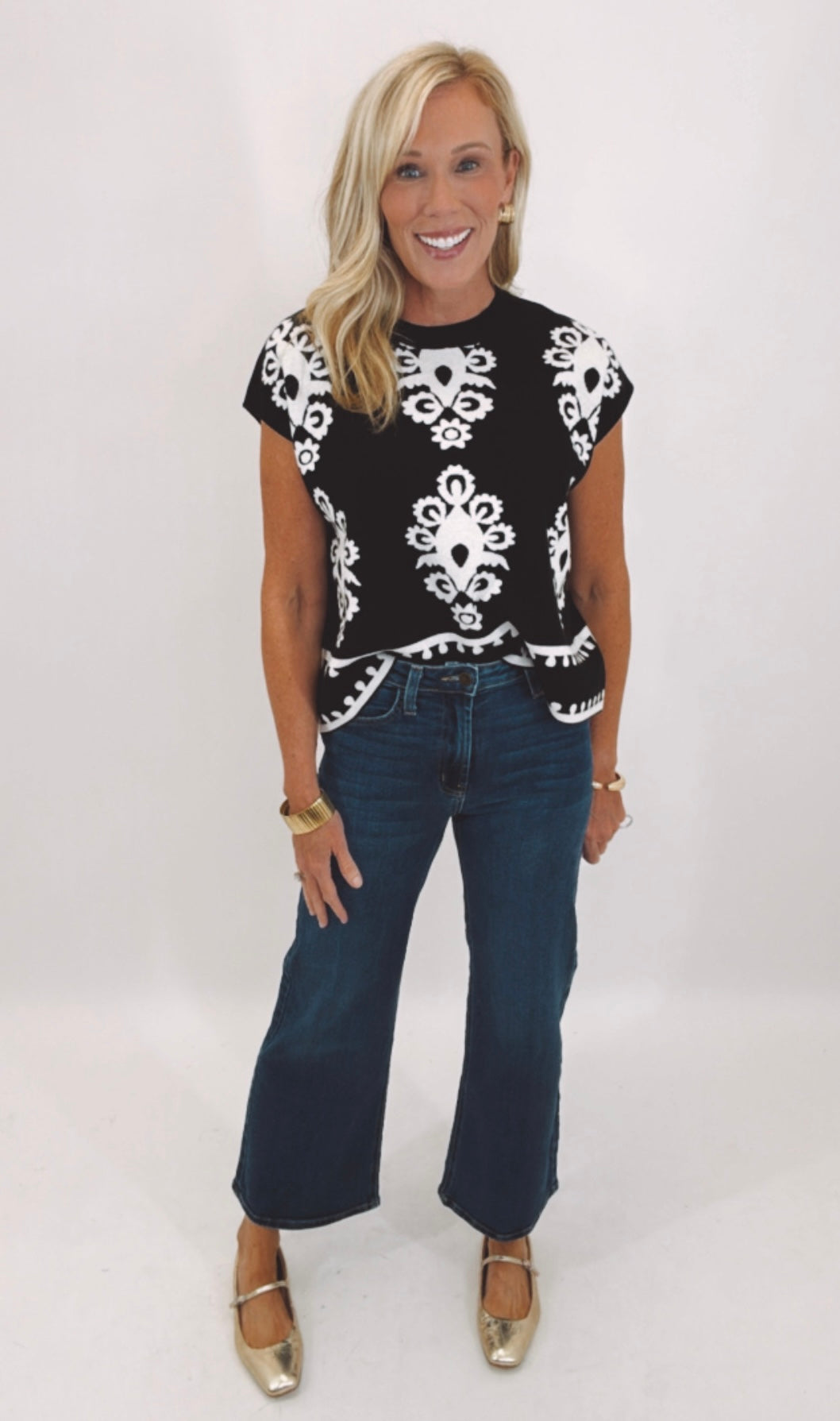 Knit List Top (black)