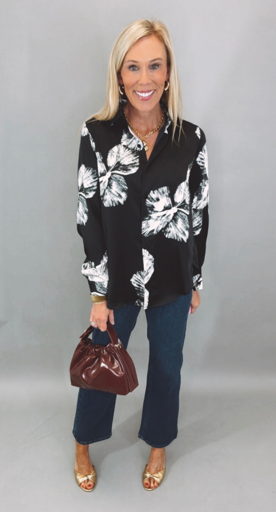 Painted Petals Blouse
