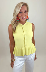 Styled Silhouette Top (yellow)