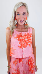 Hibiscus Glow Top