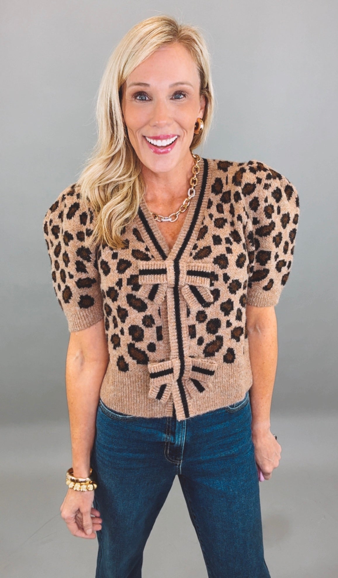 Kensington Bow Cardigan