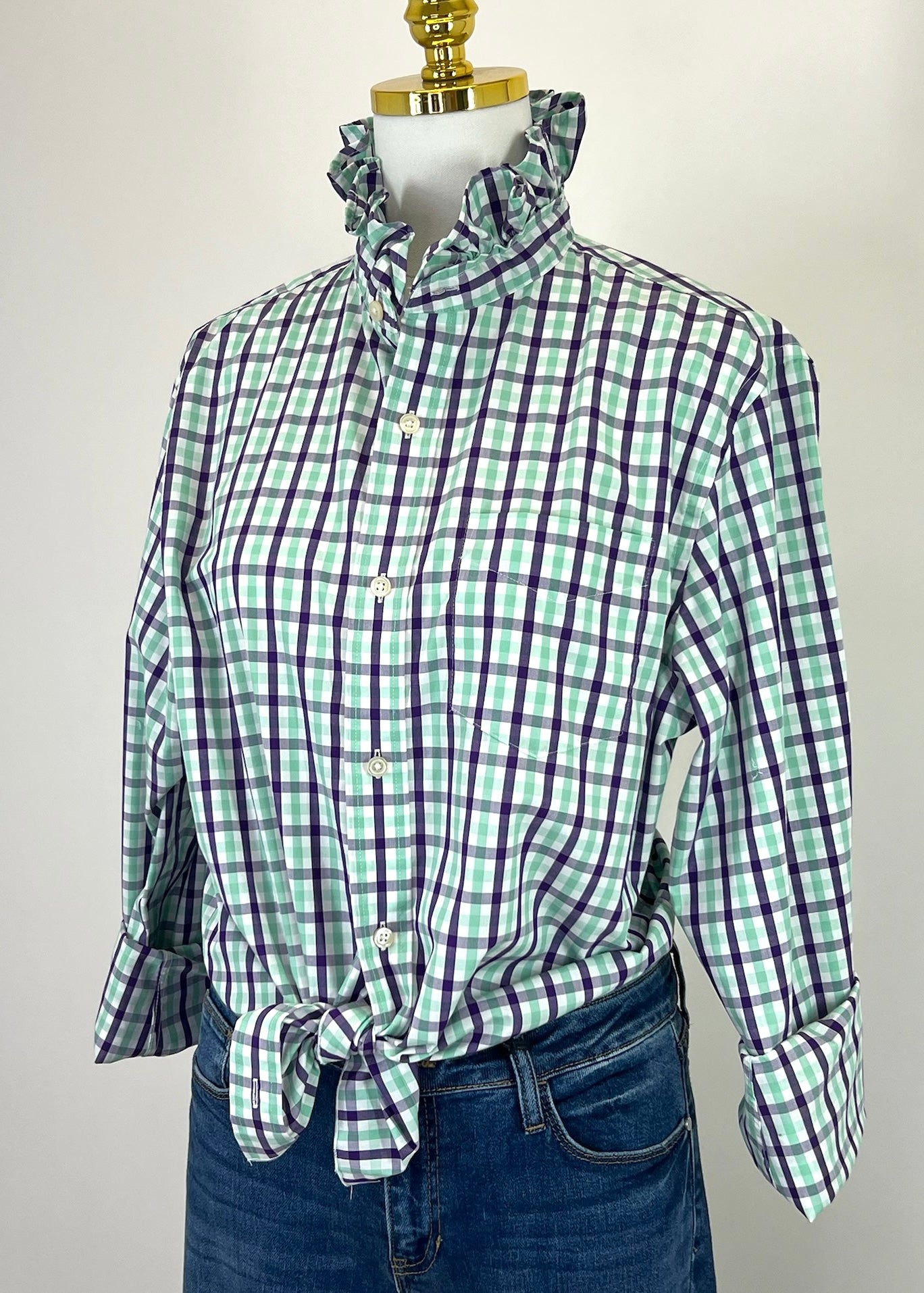 Second Story Shirt (BRep/PurGrn/M)
