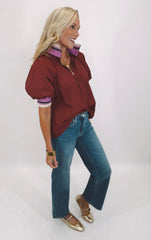 All Star Attitude Top (burgundy)
