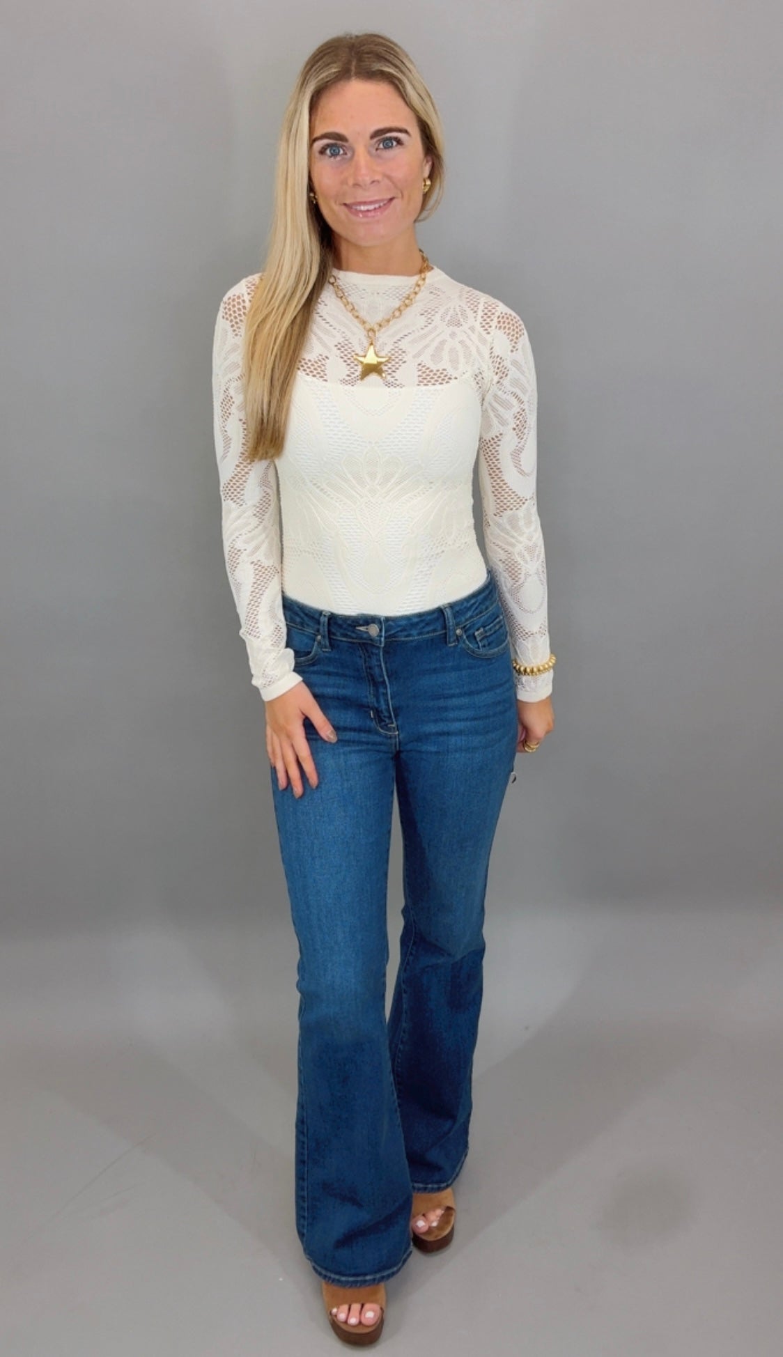 Sheer Confidence Top (cream)