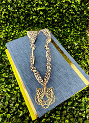 Tiger Town Scarf Necklace