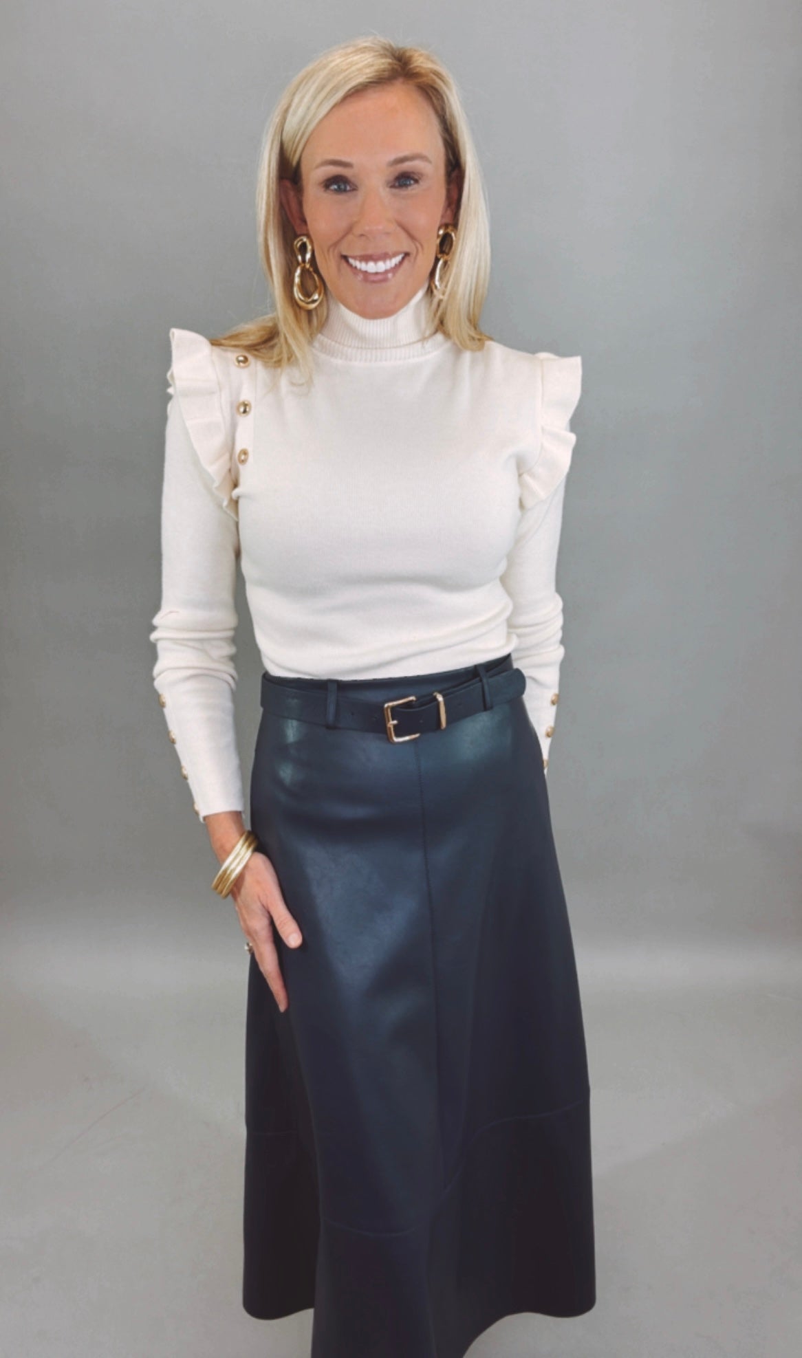 Harper Street Skirt (midnight blue)