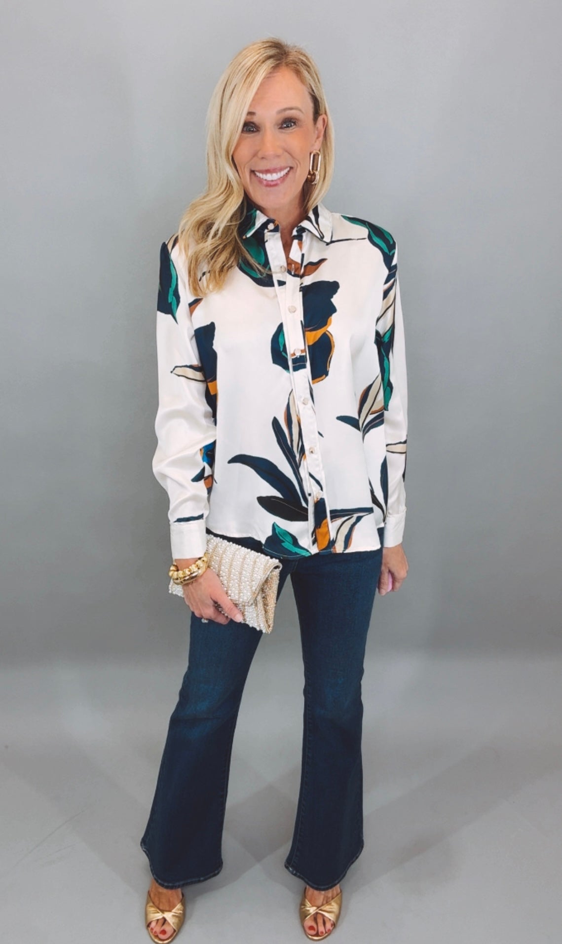 Modern Bloom Blouse