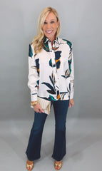 Modern Bloom Blouse