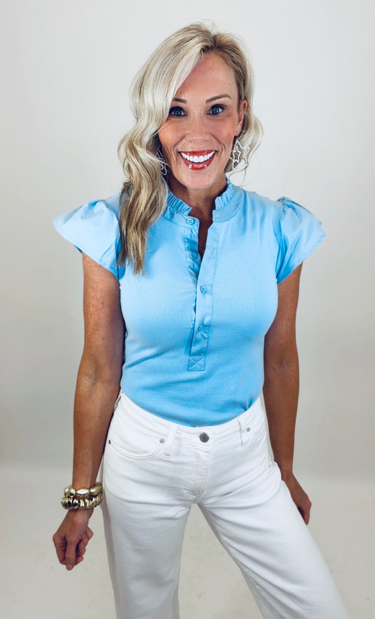 Frill Factor Tee (blue)