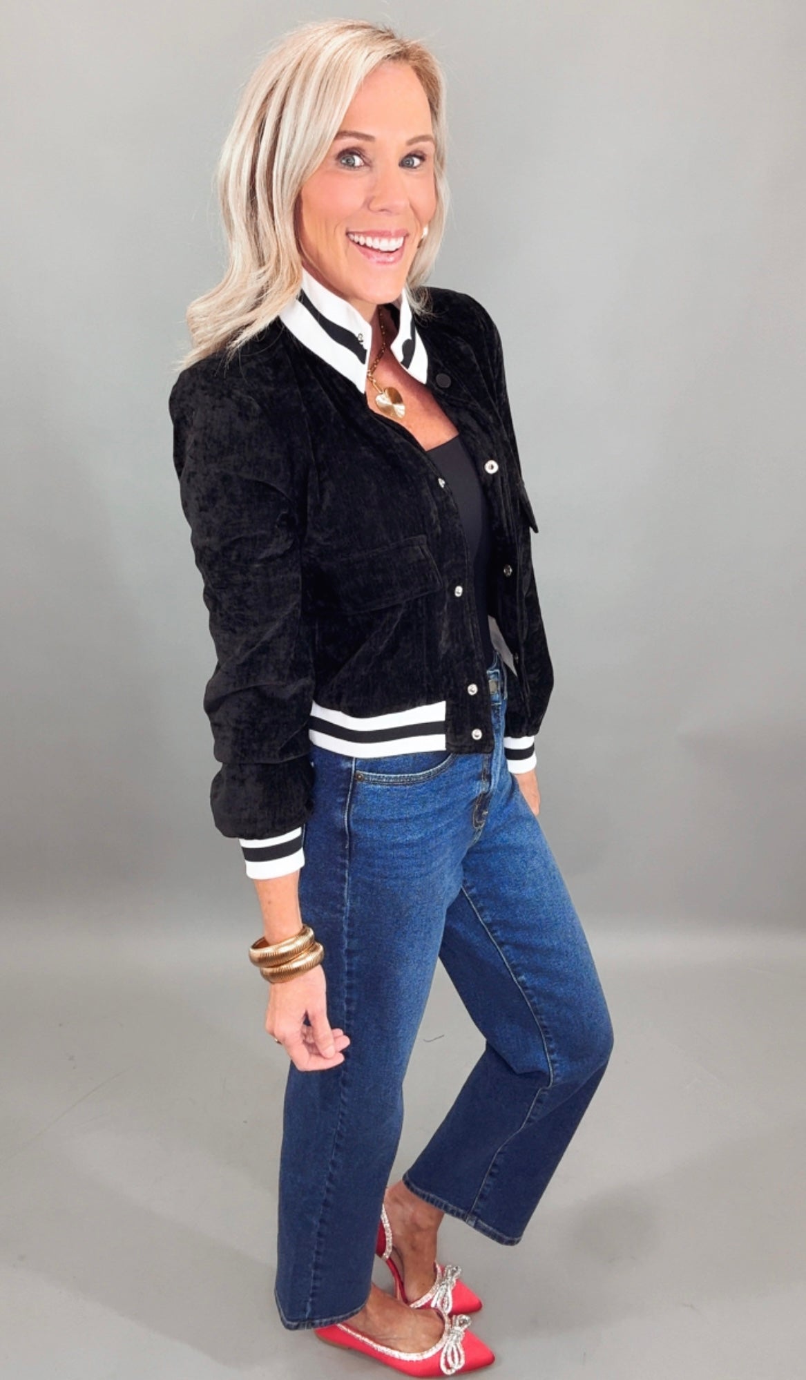 Velour Victory Bomber