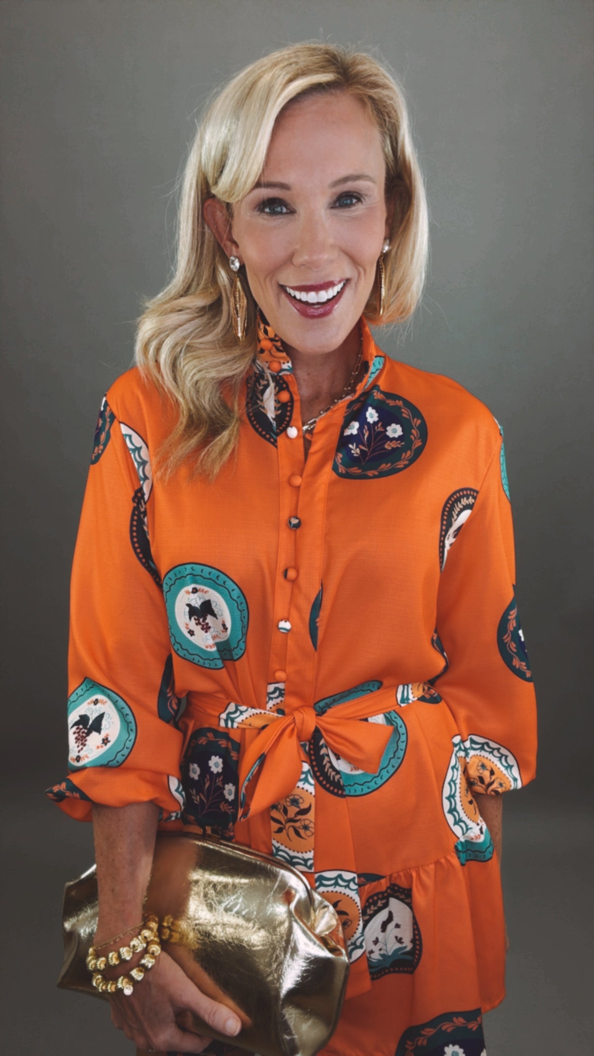 Autumn Medallion Dress