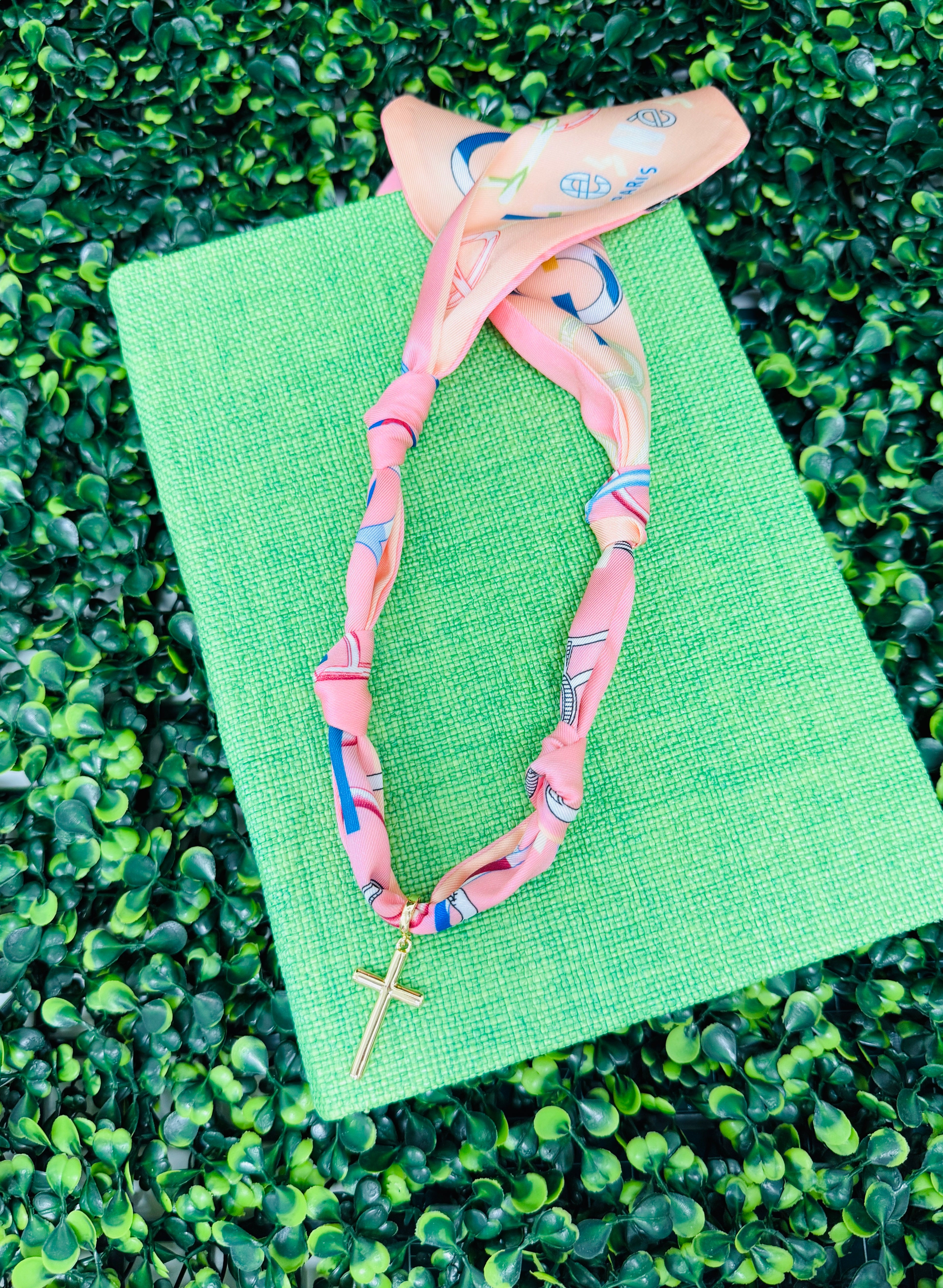 Twist of Faith Scarf Necklace