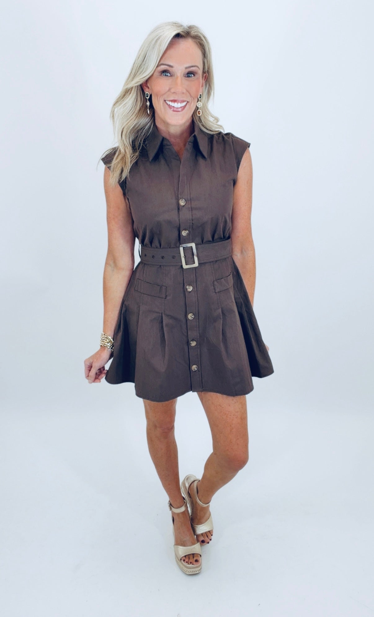 Ellison Dress (brown)