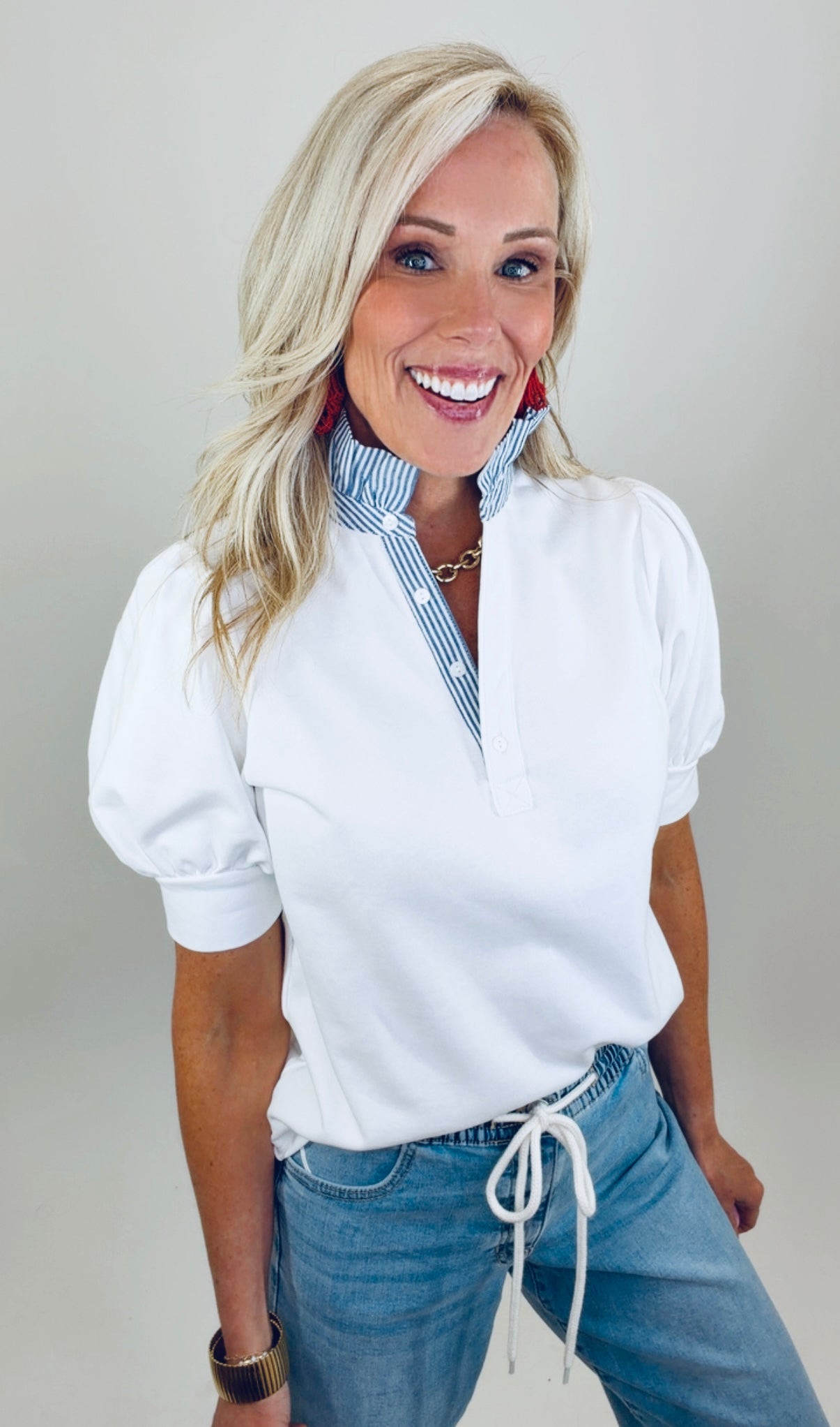 Prep Talk Top (white)