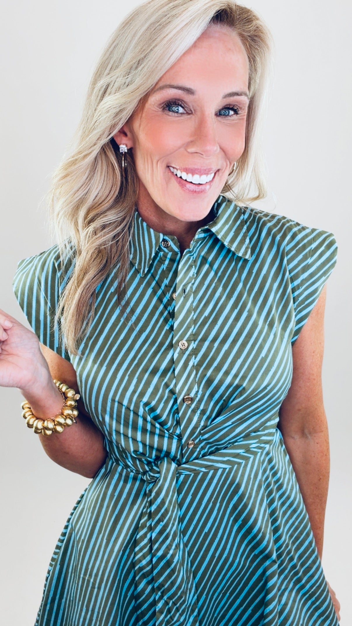 First Impression Dress (olive)