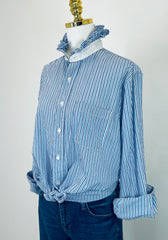 Second Story Shirt (LandsEnd/StrBl/M)
