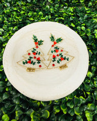 Holly & Glimmer Tree Earrings