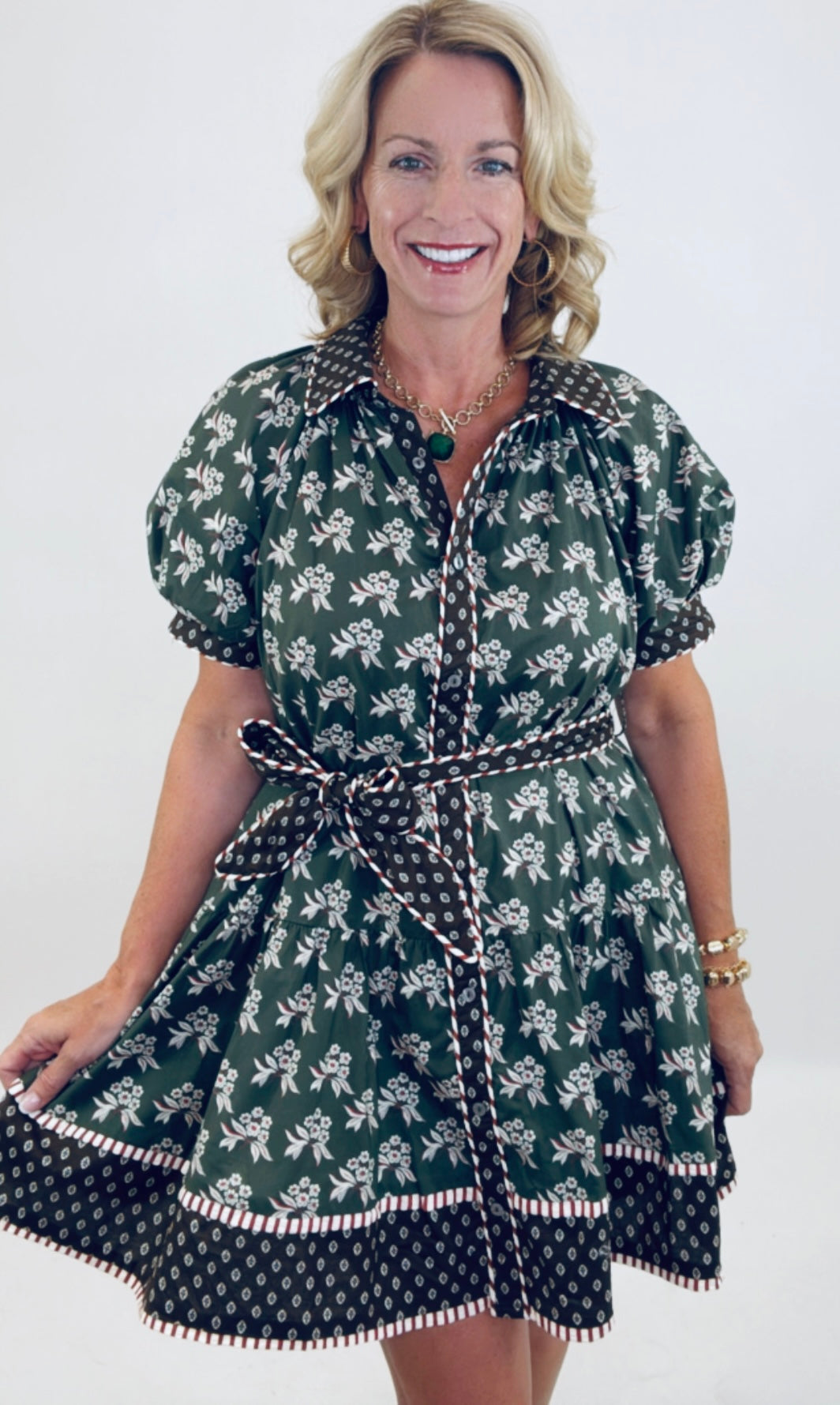 Meadow Scroll Dress