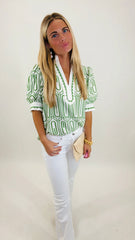 Monroe Top (green)