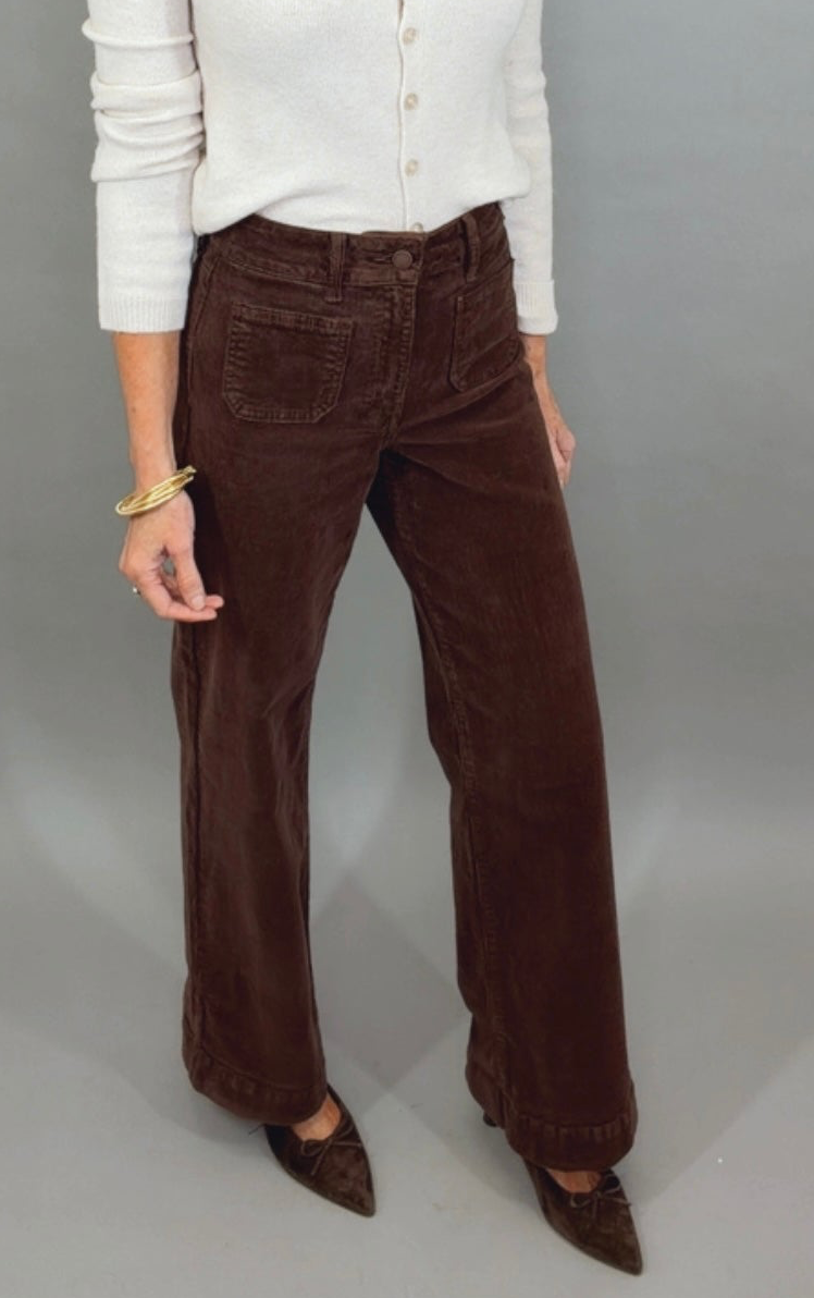 Patch Pocket Cord Jean