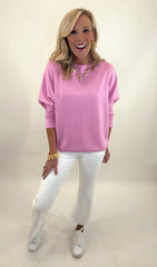 Scuba Dolman Top (bubblegum)