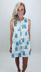 Bloom & Button Dress