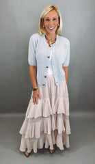 Buttoned Bliss Cardigan (grey)