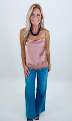 Lace & Luxury Top (rose)