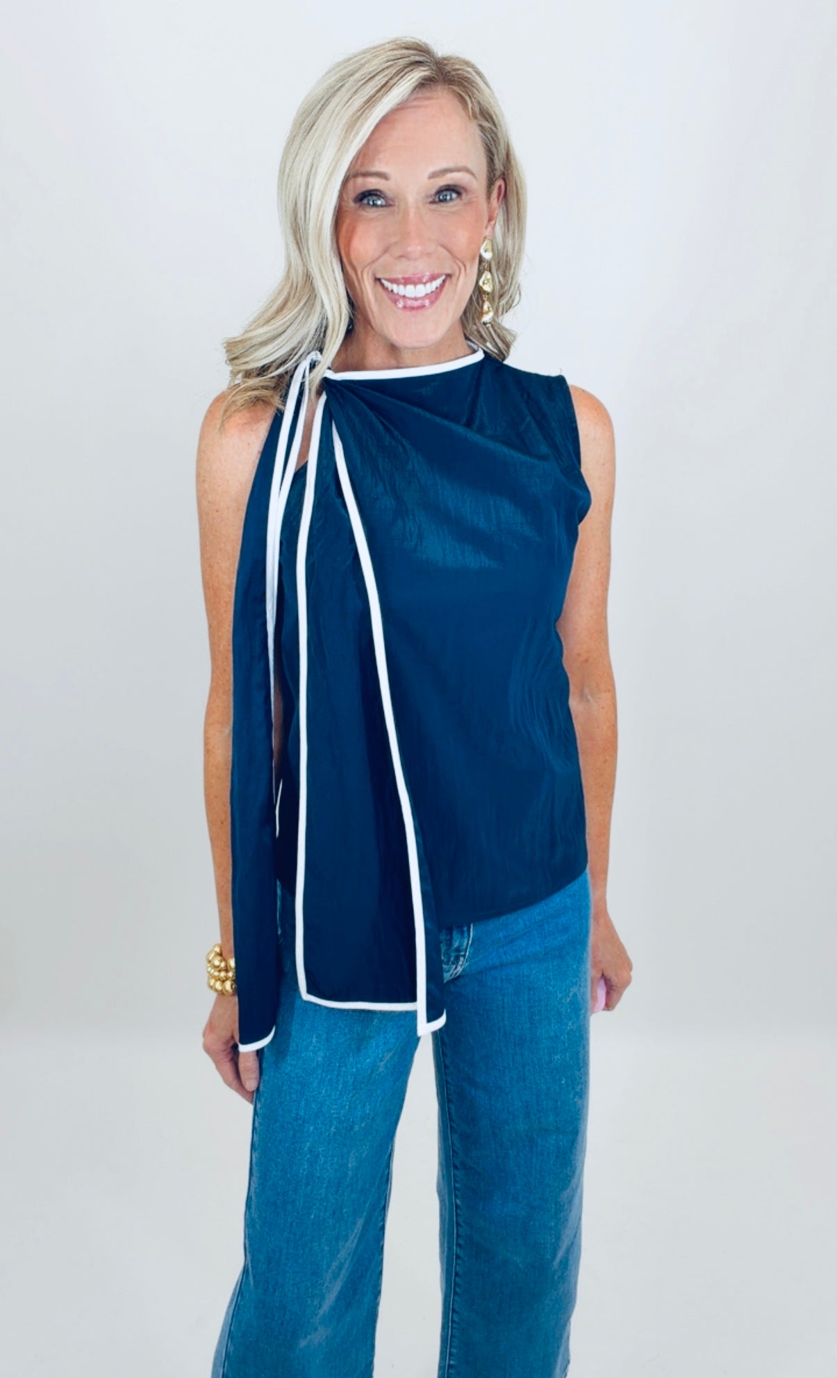 Tie the Knot Top (navy)