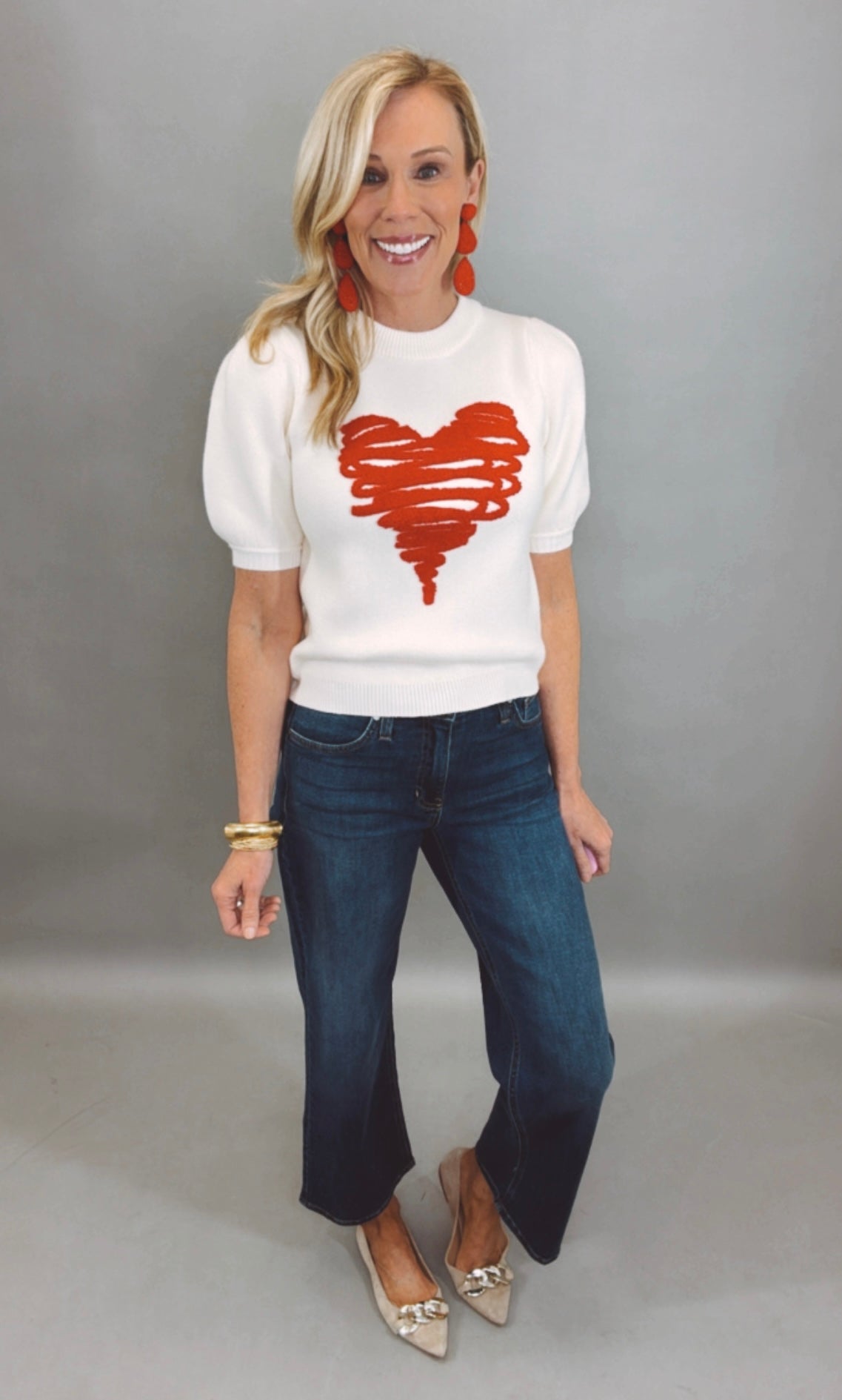 Scribble Sweetheart Sweater