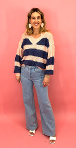 The Indigo Stripe Sweater