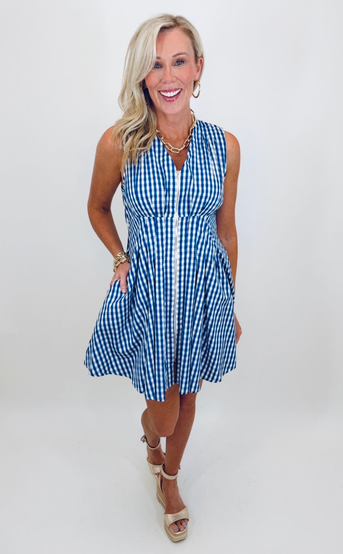 No Fuss Favorite Dress (navy)