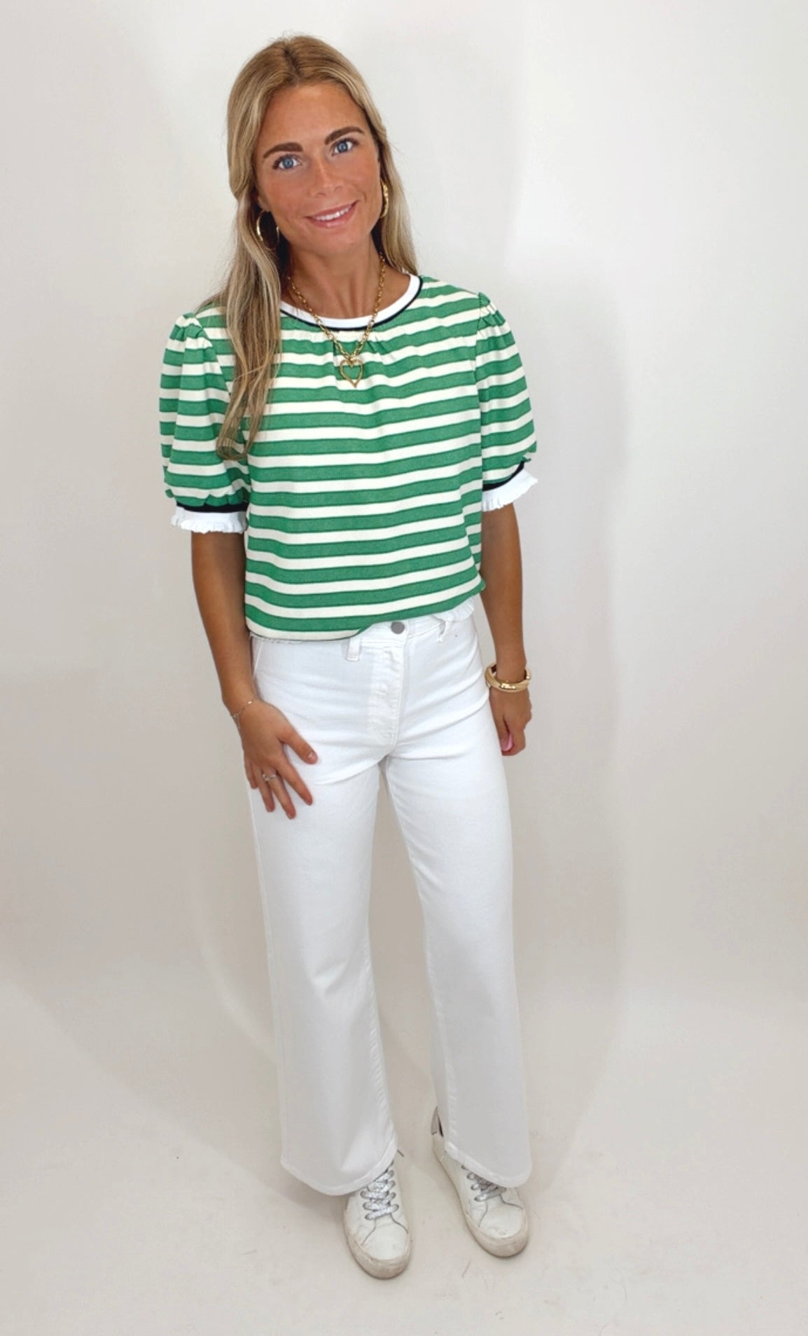 Greenlight Stripe Top