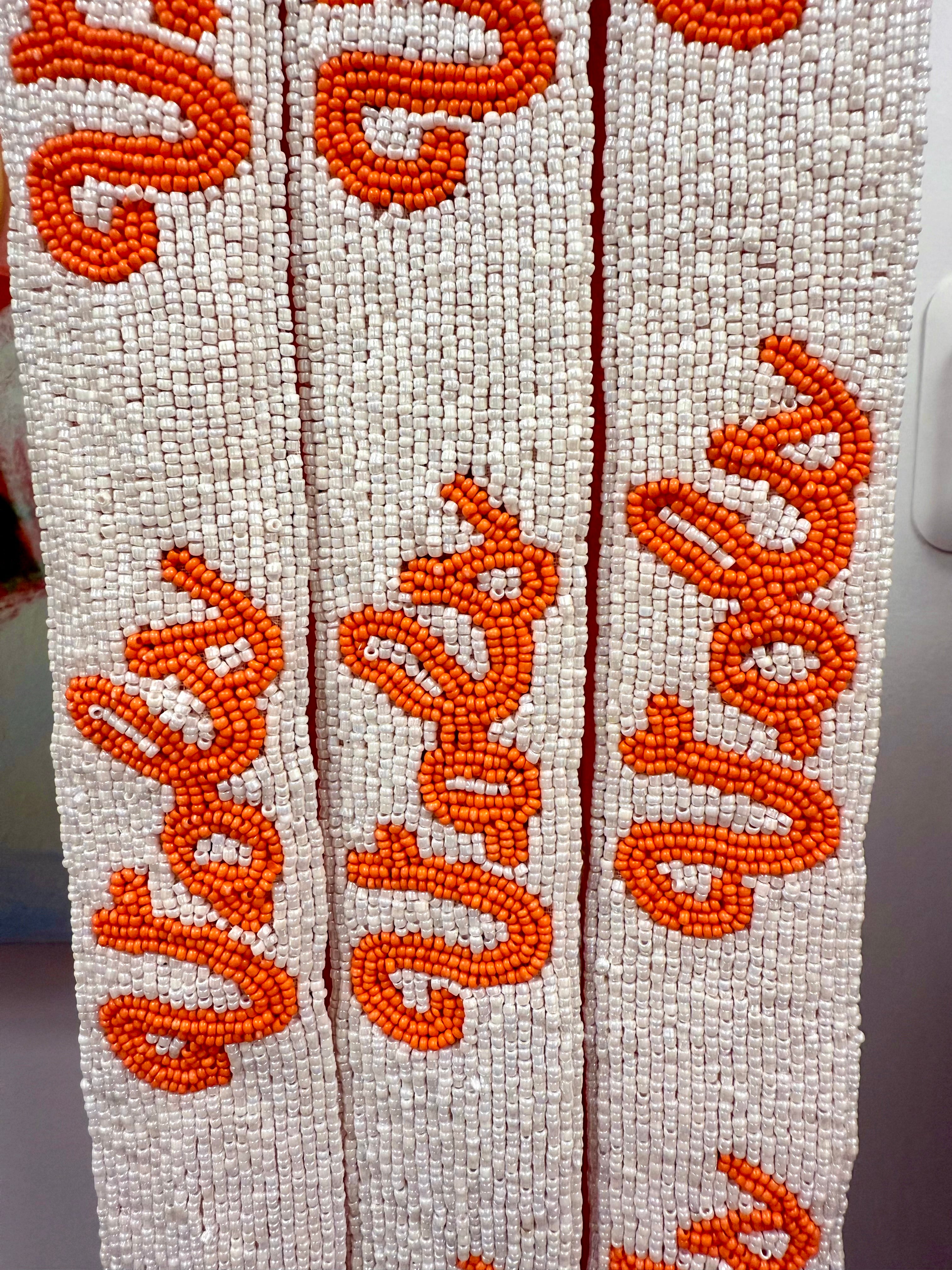 "Vols" Bead Purse Strap