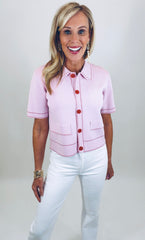 Polished Pop Cardigan (pink)