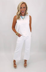 Petal Hem Tank (white)
