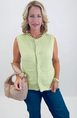 Boardroom to Brunch Vest (green)