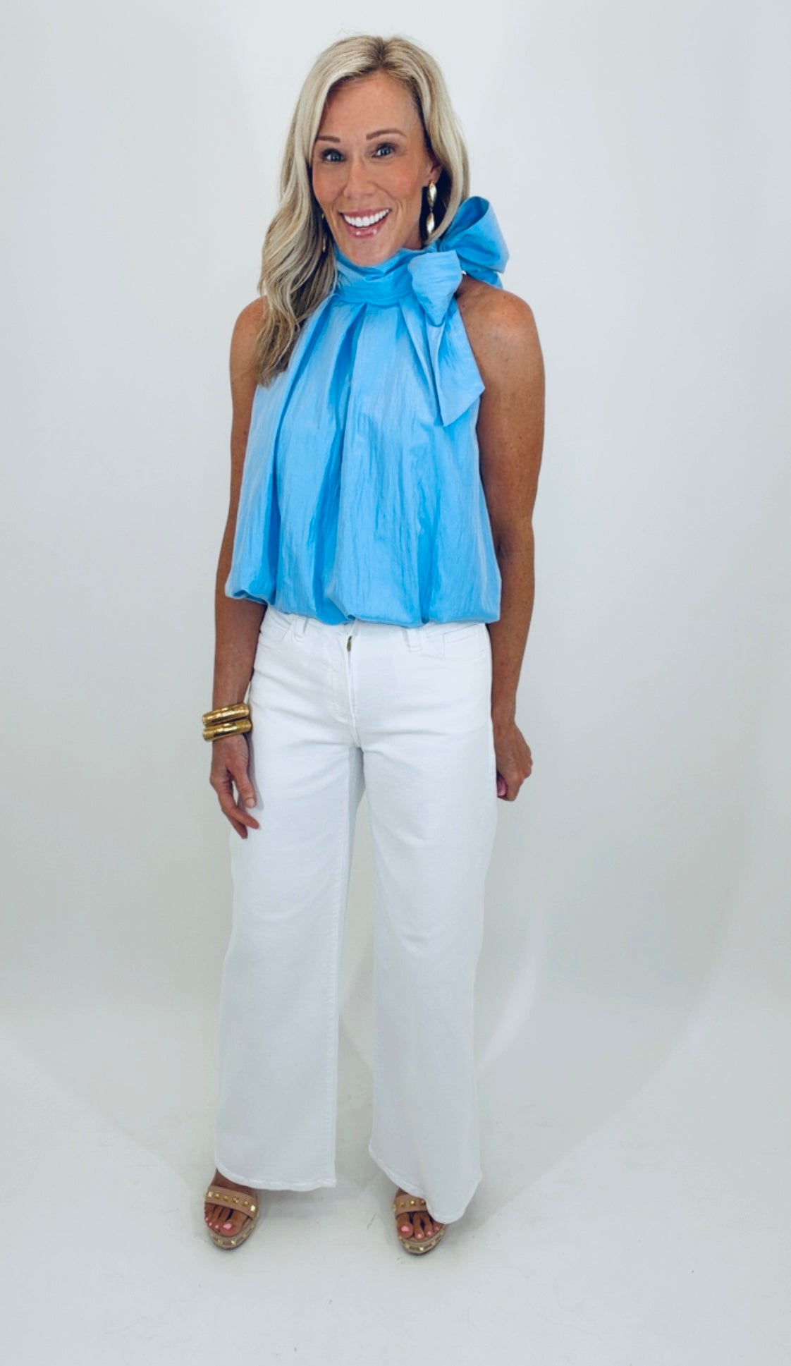 Everyday White Wide Leg Jean
