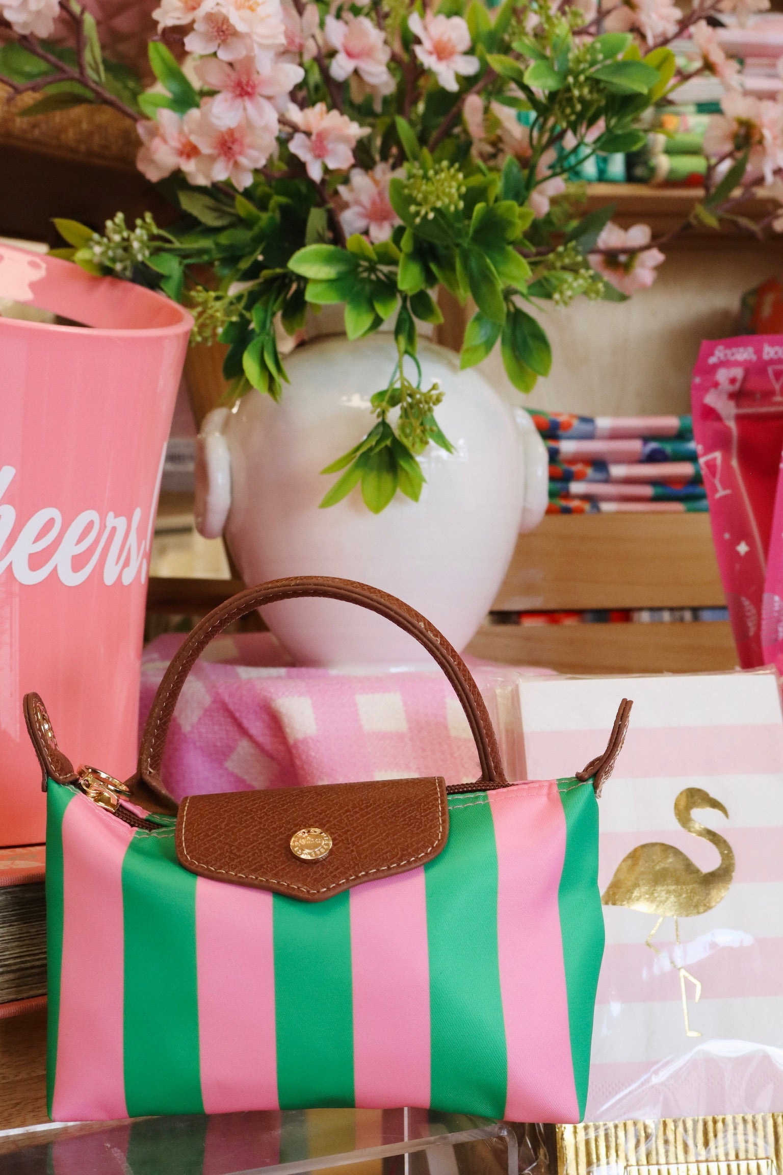 Jet Set Mini Stripe Bag