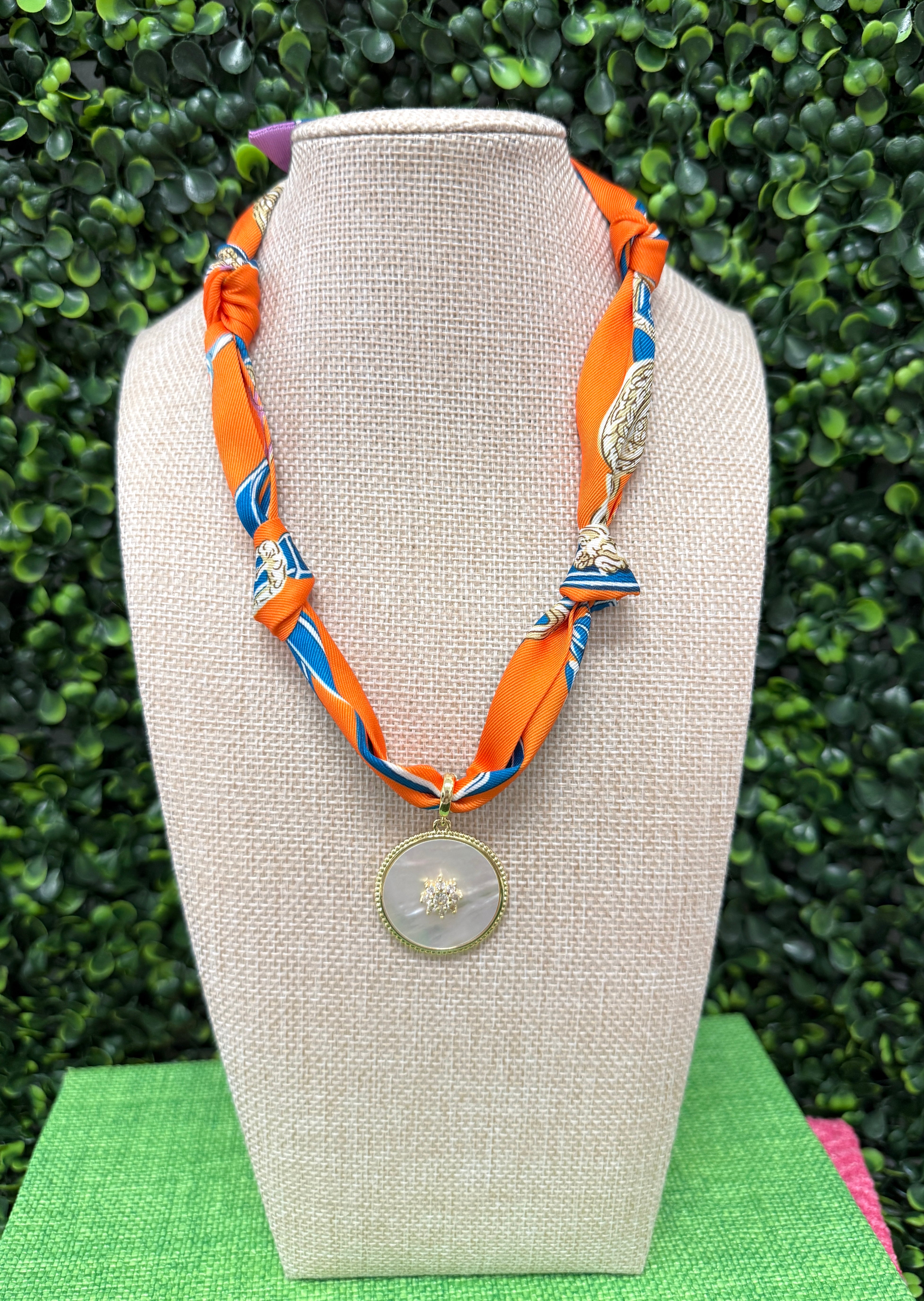 Haute Tropic Scarf Necklace