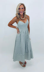 Basque Beauty Dress (green)