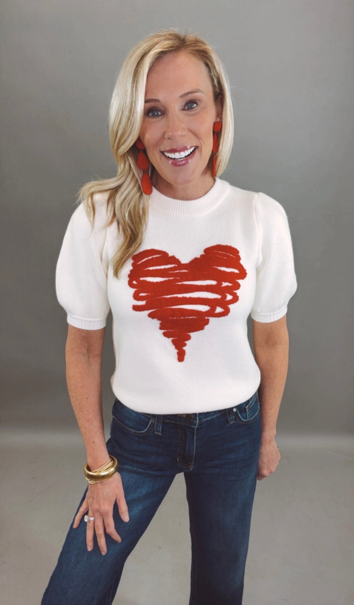 Scribble Sweetheart Sweater