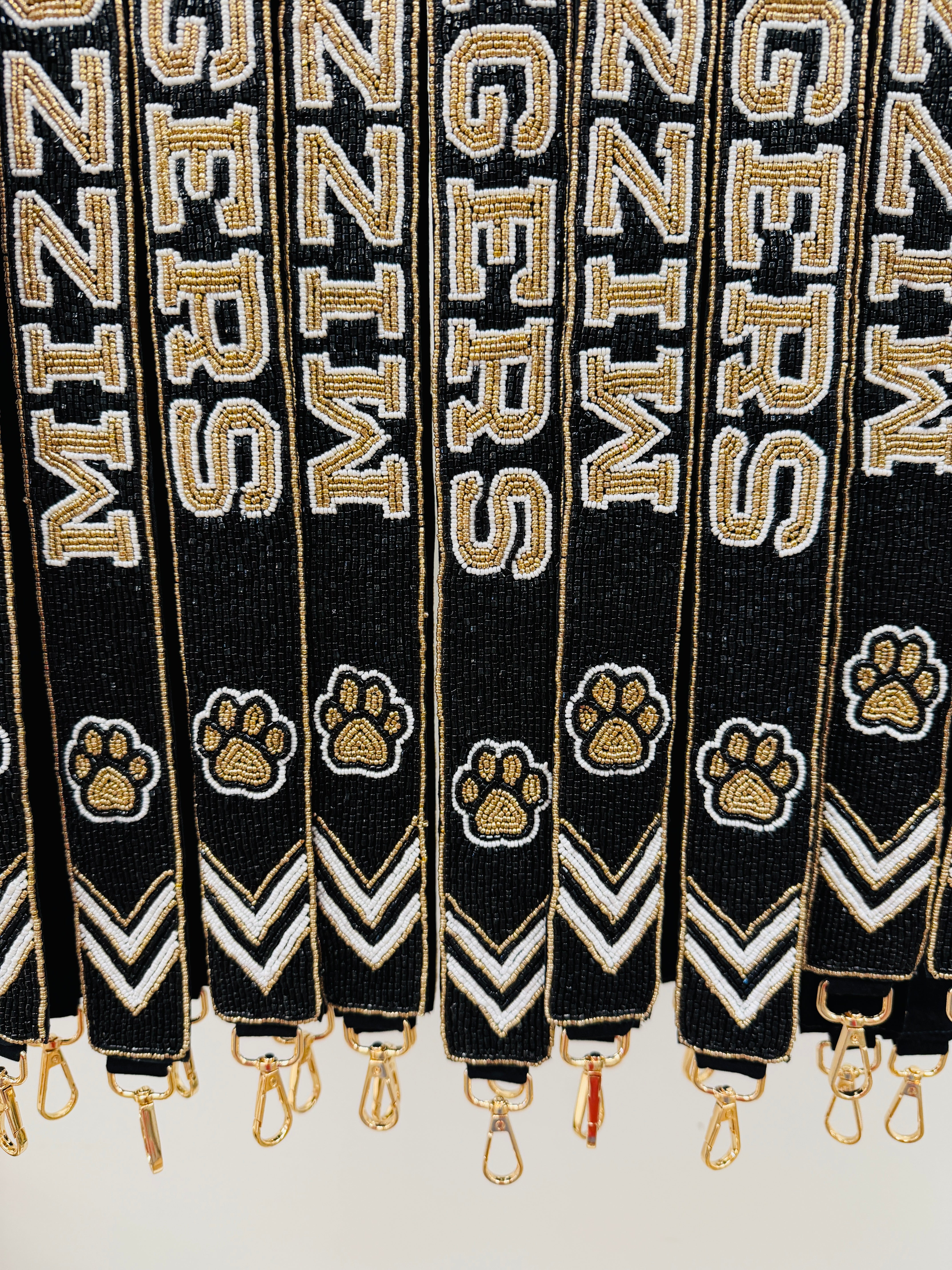 Mizzou Beaded Guitar Strap