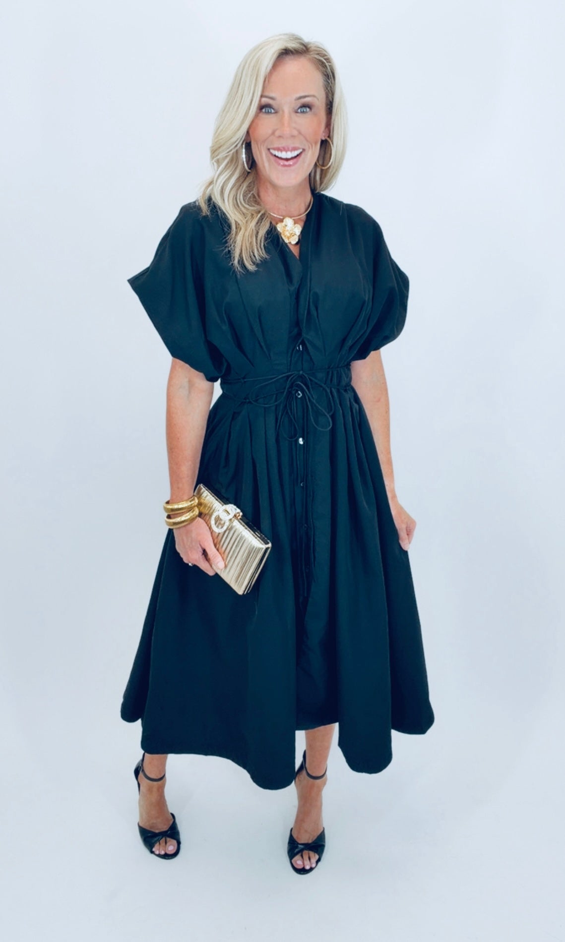 Effortless Pleat Dress