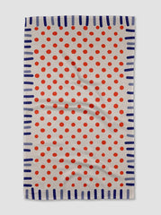 Navy Fringe Tea Towel