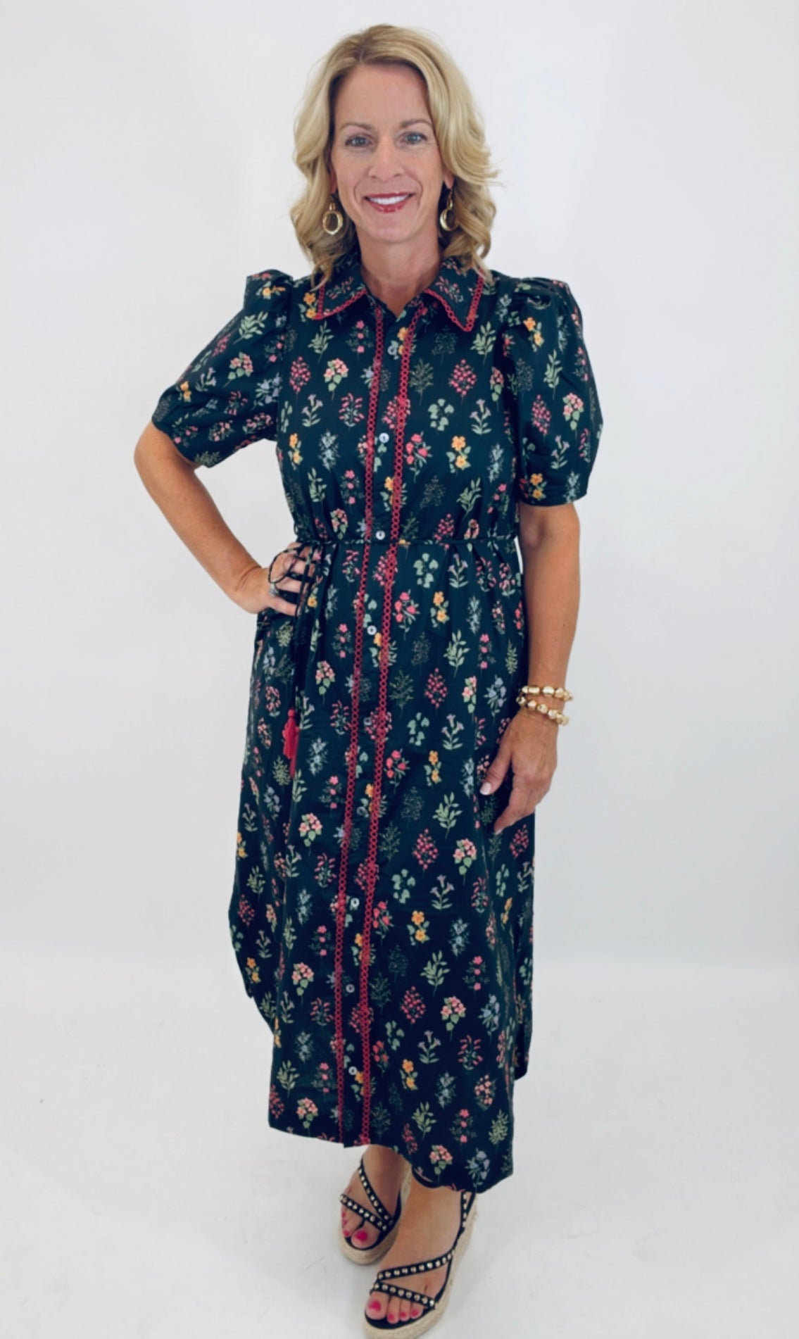 Midnight Bloom Midi
