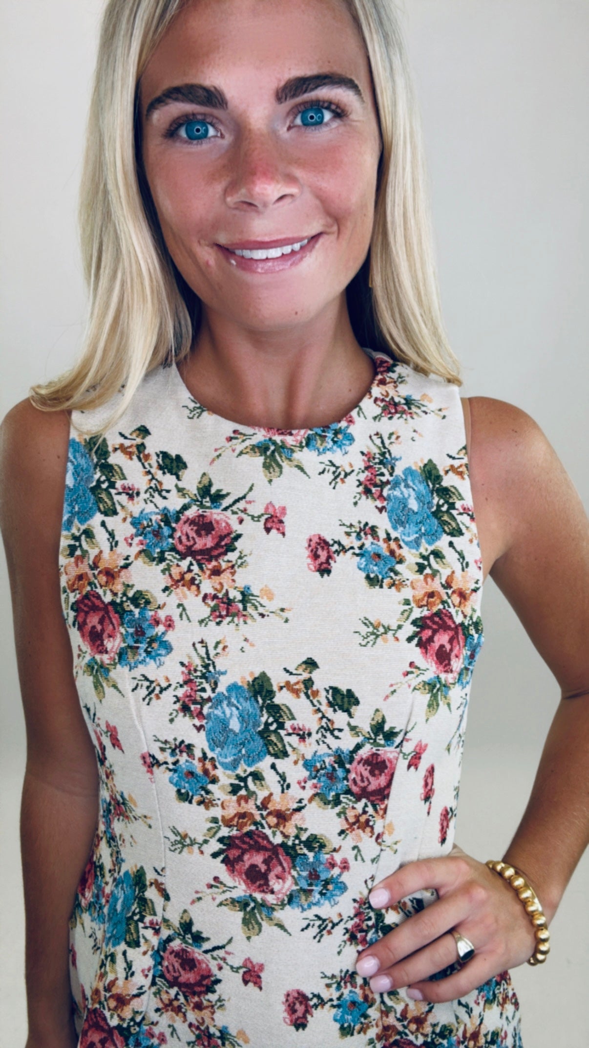 Rosewood Tapestry Dress
