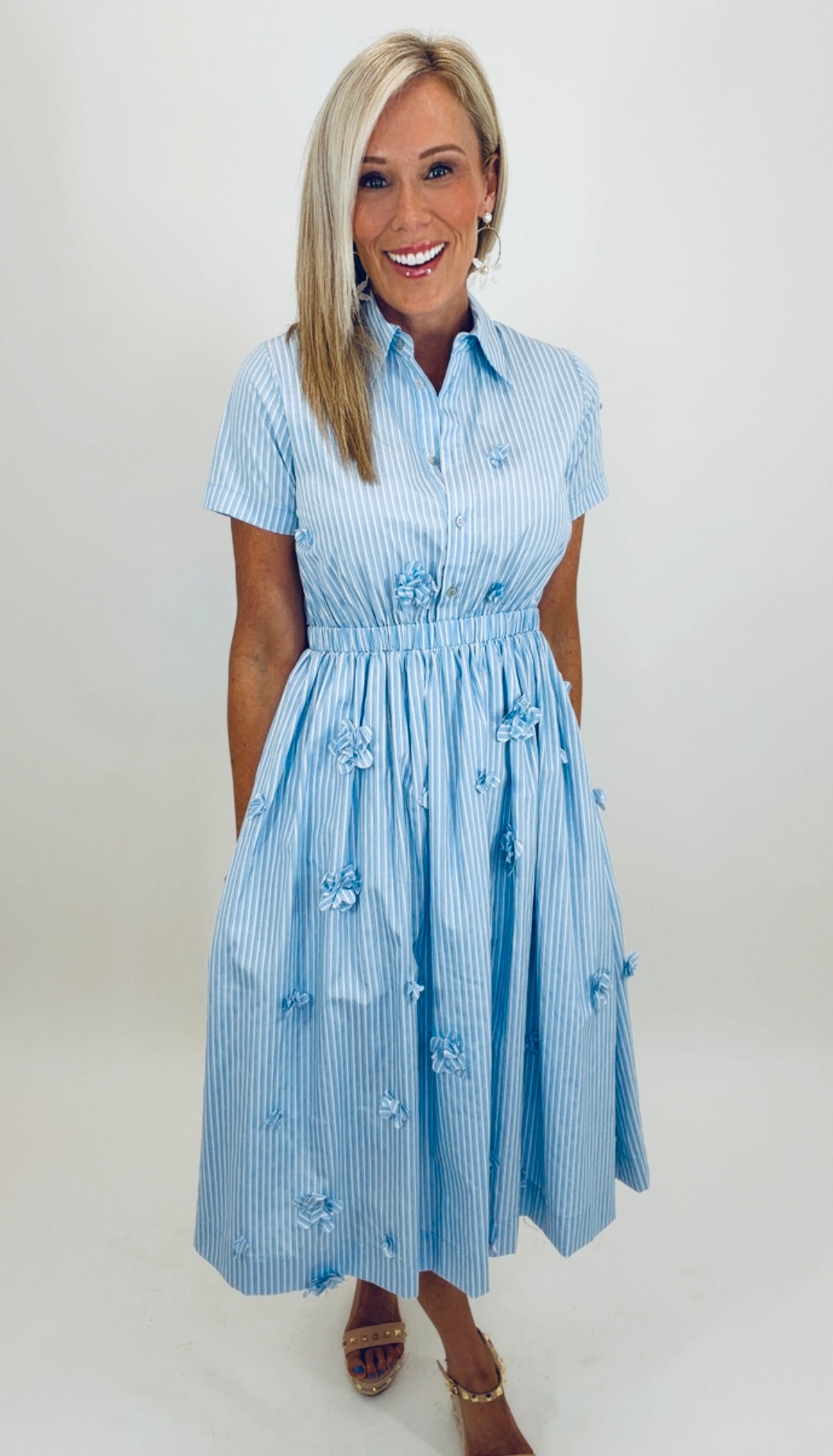 Breeze & Bloom Midi Dress