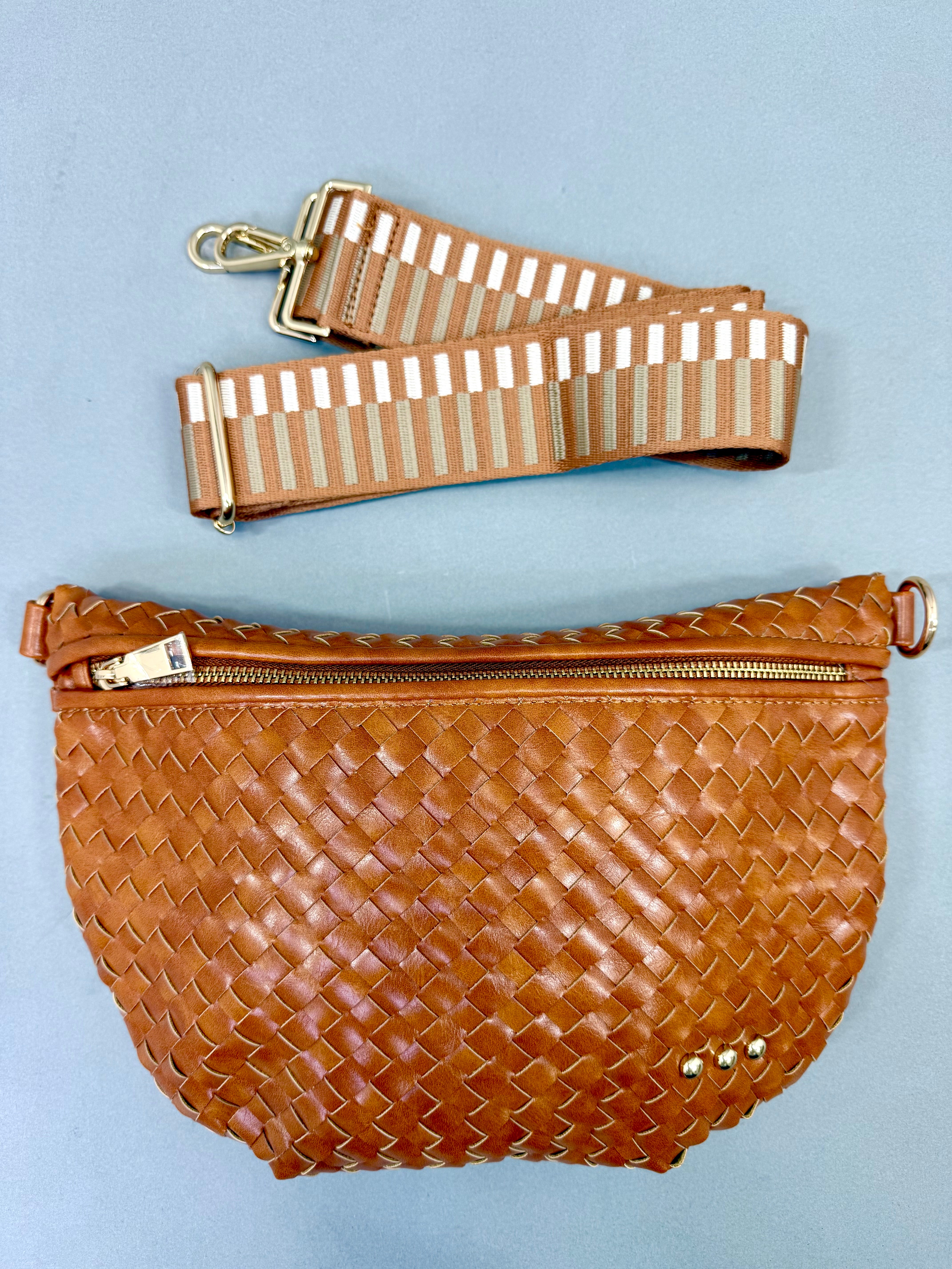 Woven Bum Bag (brown)