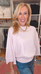 Blush Breeze Sweater